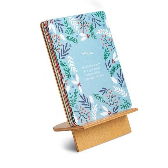 Compendium Holiday Spirit 25 Inspiring Reflections And Display Stand Xmas Cards - Picture 7 of 7